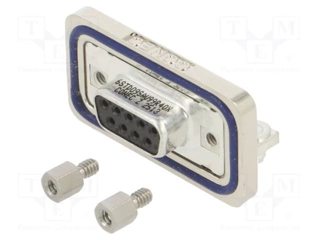 connector D-Sub Buchsenl. 09p IP67 CONEC 6STD09SAU99R40X