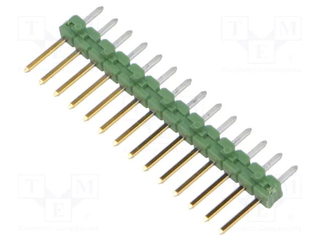 Connector: pin strips; pin header; male; PIN: 14; AMPMODU MOD II TE Connectivity 1-825433-4