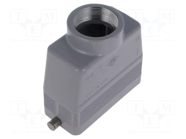 Enclosure for connectors: HDC; size 77.27; for cable; for latch ILME CAV16L29
