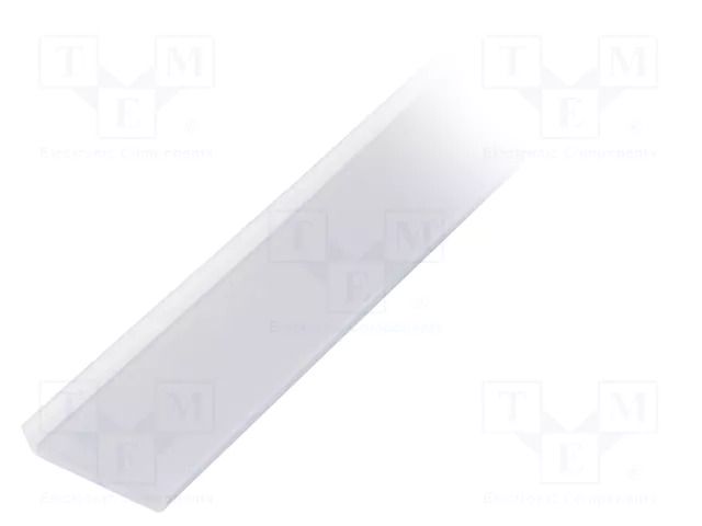 Cover for LED profiles; white; 1m; HS-22; push-in KLUŚ K-B17011F-1M