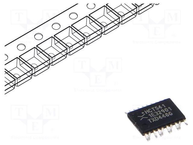 IC: digital; buffer,non-inverting,line driver; Ch: 8; CMOS,TTL NEXPERIA 74HCT541PW.118