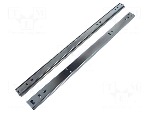 Ball guide; zinc plated steel; L: 450mm; 15kg; H: 27mm GTV Poland GTV-PK-0H27-4500