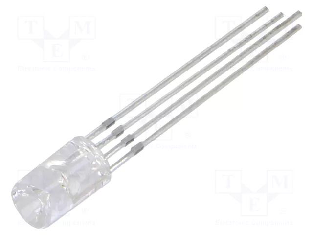 LED; RGB; 5mm; 120°; Front: recessed; -30÷85°C; Variant: tricolour OPTOSUPPLY OSTBEA5MC1B