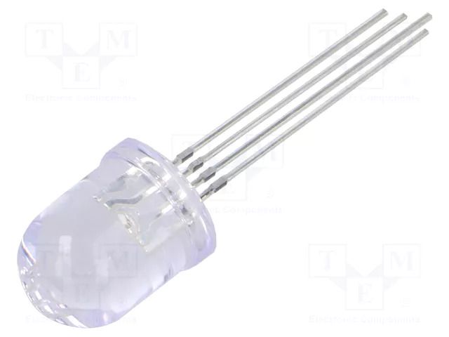 LED; red,green,yellow; 10mm; 30°; Front: convex; -30÷85°C; round OPTOSUPPLY OSTQMCA131A