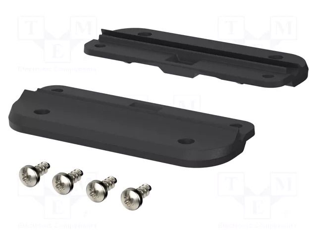 Set of wall holders; black; 2pcs. BOPLA BOV-48800205
