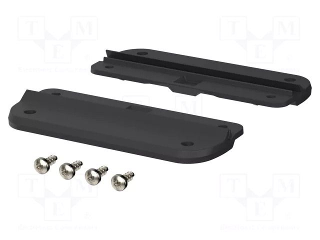 Set of wall holders; black; 2pcs. BOPLA BOV-48800305