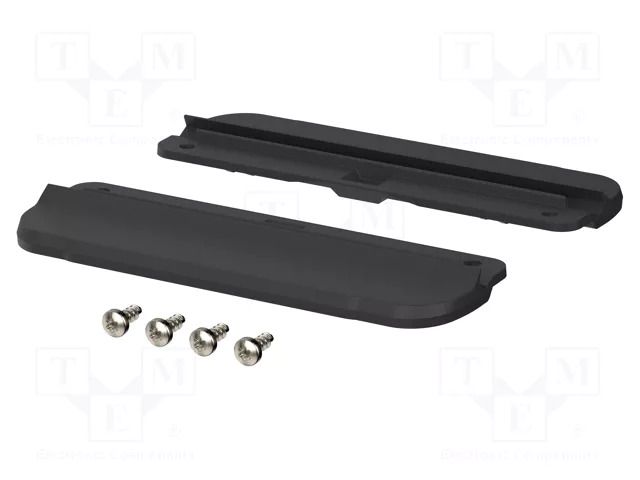 Set of wall holders; black; 2pcs. BOPLA BOV-48800405