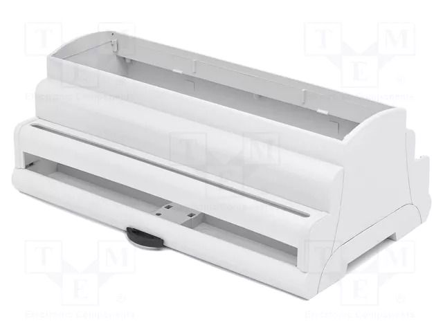 Enclosure: for DIN rail mounting; No.of mod: 9 ELBAG MR9/TK-GR-AL