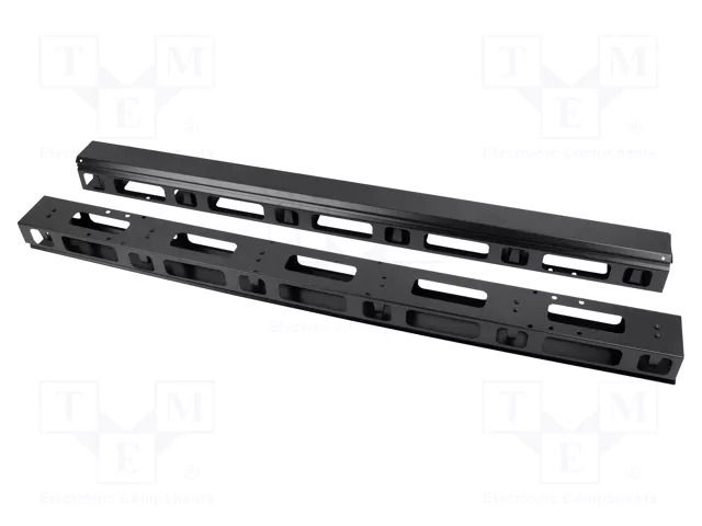 Cable organizer; 27U; black; vertical LANBERG AK-1207-B