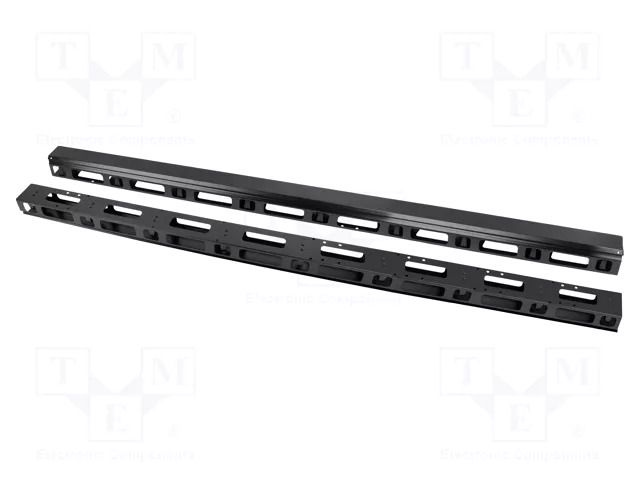 Cable organizer; 42U; black; vertical LANBERG AK-1210-B