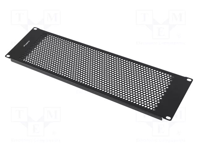 Stopper; 3U; black; Standard: 19"; perforated LANBERG AK-1413-B