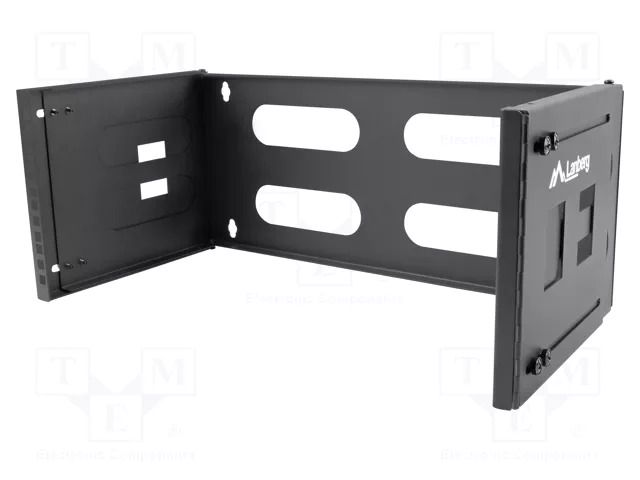 Wall mounting element; 4U; black; Standard: 19" LANBERG FB01-5404-10B