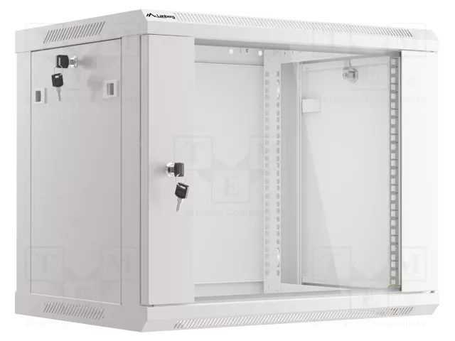 Enclosure: rack cabinet; Standard: 19"; 9U; grey; Z: 450mm; X: 600mm LANBERG WF01-6409-10S