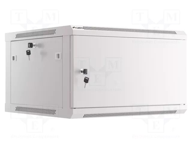 Enclosure: rack cabinet; Standard: 19"; 6U; grey; Z: 600mm; X: 600mm LANBERG WF01-6606-00S