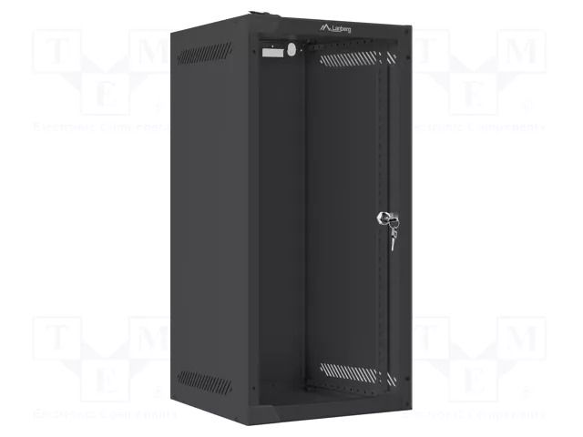 Enclosure: rack cabinet; Standard: 10"; 12U; black; Z: 310mm LANBERG WF10-2312-10B