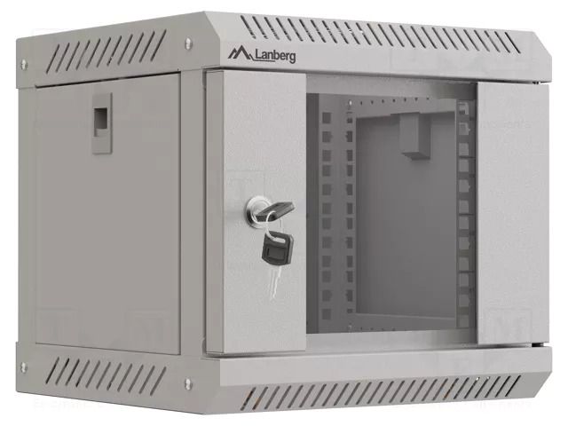 Enclosure: rack cabinet; Standard: 10"; 4U; grey; Z: 300mm; X: 300mm LANBERG WF11-3304-10S
