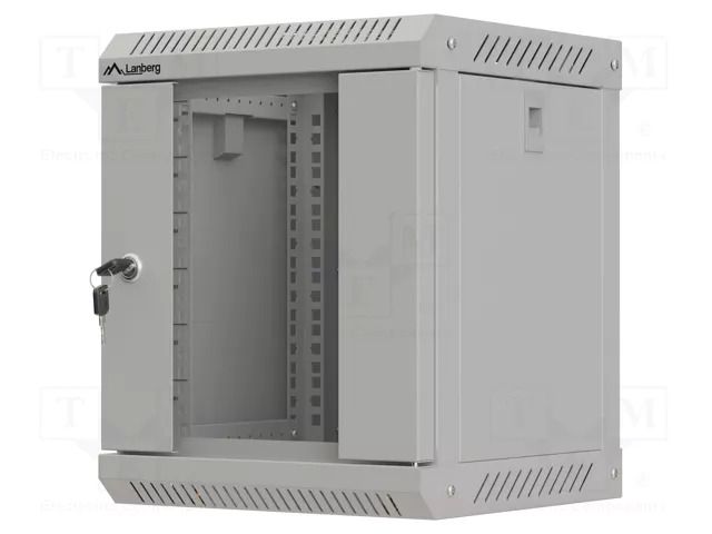 Enclosure: rack cabinet; Standard: 10"; 6U; grey; Z: 300mm; X: 300mm LANBERG WF11-3306-10S
