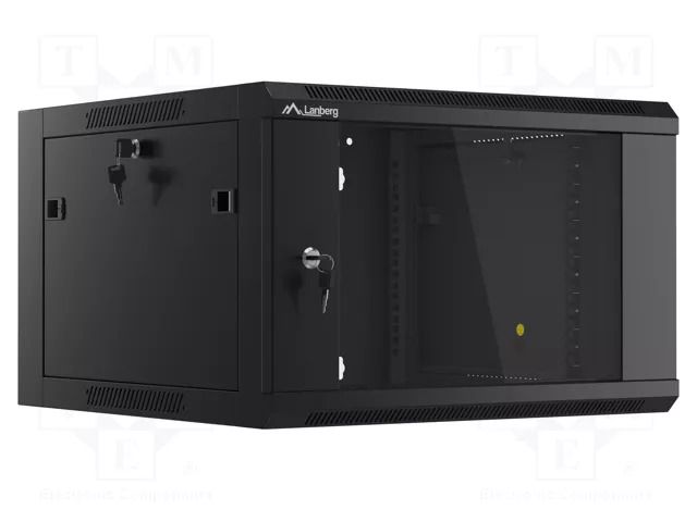 Enclosure: rack cabinet; Standard: 19"; 6U; black; 600mm; hanging LANBERG WFFA-5606-10B