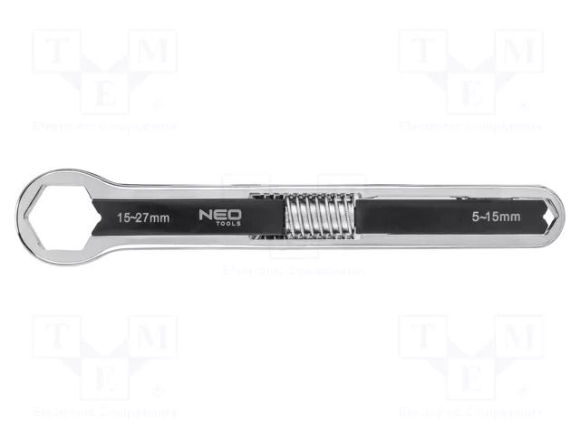 Wrench; adjustable,box; Chrom-vanadium steel; double-sided NEO TOOLS NEO-03-031