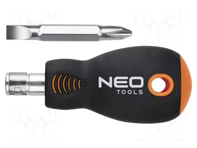 Screwdriver; double-sided; Phillips,slot; PH2,SL 6; 38mm NEO TOOLS NEO-04-201