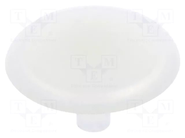 Stopper; H: 12mm; push-in; Flange dia: 12mm; white; 055002600003 ESSENTRA ESS-10060704