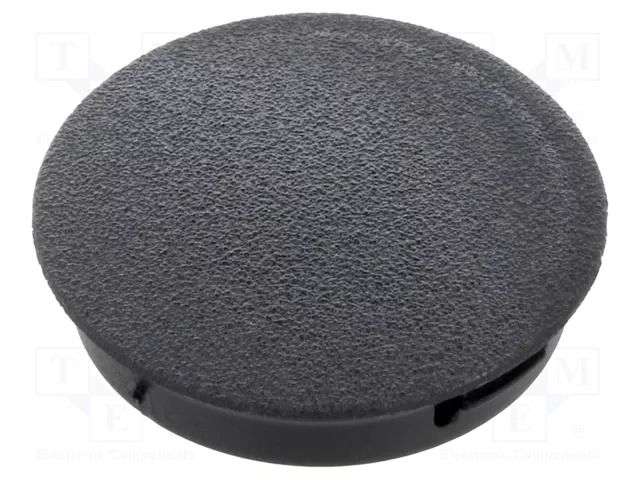 Stopper; H: 6.4mm; push-in,snap-fastener; Flange dia: 24.6mm ESSENTRA ESS-10021088