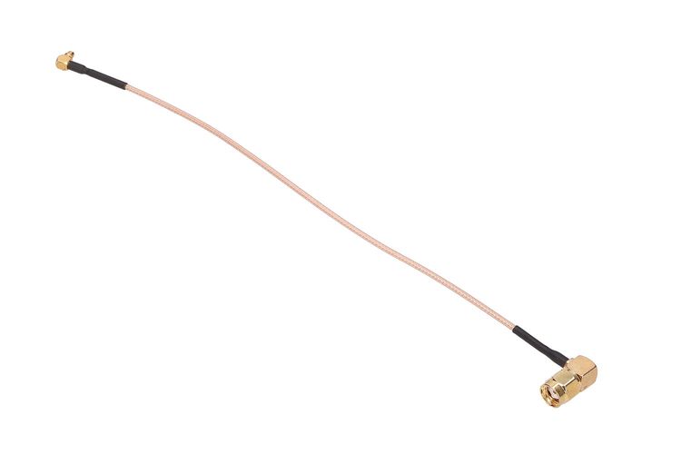 PIGTAIL MMCX-RPSMA 20CM BENT KĄTOWY, EXTRALINK PIGTAIL MMCX-K RPSMA-K 20CM 5907207225593