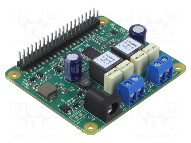 Accessories: expansion board; 12÷24VAC; Comp: TAS5756M; 58x65mm RASPBERRY PI SC0928