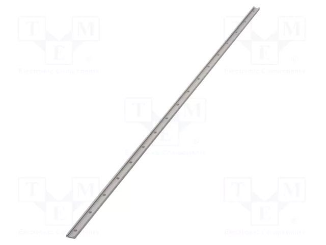 Rail; aluminium; L: 1000mm; W: 17mm; DryLin® N; linear guides IGUS NS-01-17-1000