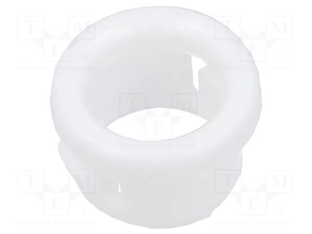Grommet; Ømount.hole: 7.9mm; Øhole: 6.1mm; white; UL94V-2; H: 6mm ESSENTRA ESS-10362563