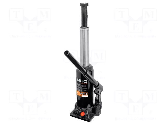 Bottle jack; 5000kg; Hmin: 215mm; Hmax: 413mm NEO TOOLS NEO-10-452