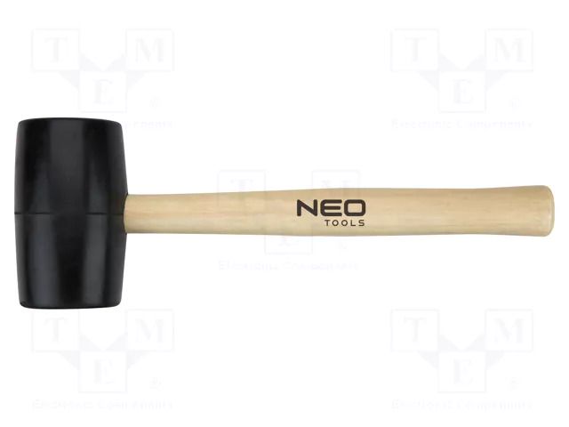 Hammer; 340mm; 680g; rubber; Ø: 63mm NEO TOOLS NEO-25-063