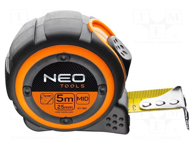 Measuring tape; L: 5m; Width: 25mm; measure NEO TOOLS NEO-67-185