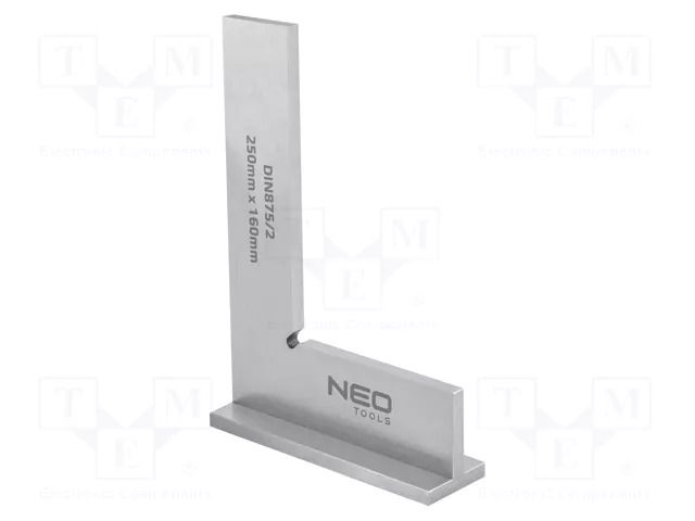 Try square; L: 250mm; Width: 160mm; with bracket NEO TOOLS NEO-72-034