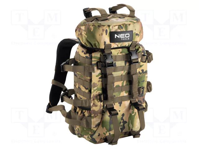 Backpack; outdoor; poliester 600D; 360x625x165mm; 30l NEO TOOLS NEO-84-325