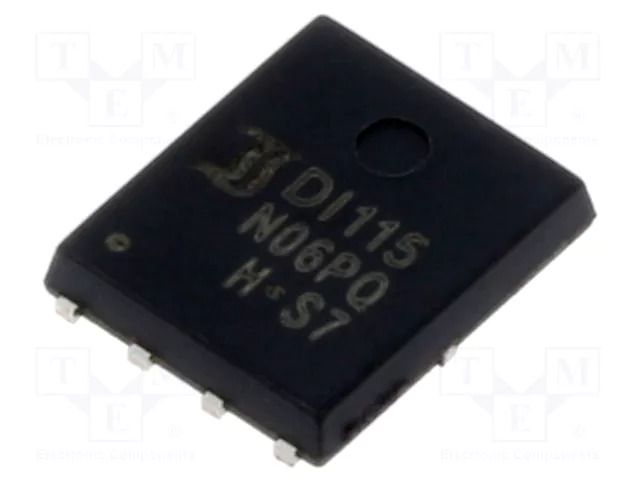 Transistor: N-MOSFET; unipolar; 60V; 72.5A; Idm: 480A; 78.9W; QFN5x6 DIOTEC SEMICONDUCTOR DI115N06PQ-DIO