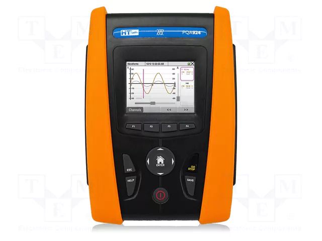 Meter: power quality analyser; touch screen,LCD 3,5"; IN: 9 HT INSTRUMENTS HTI-HV000924