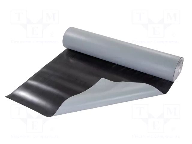 Mat: bench; ESD; grey (bright); L: 10m; Width: 0.9m; Thick: 2mm STATICTEC PRT-STW404111