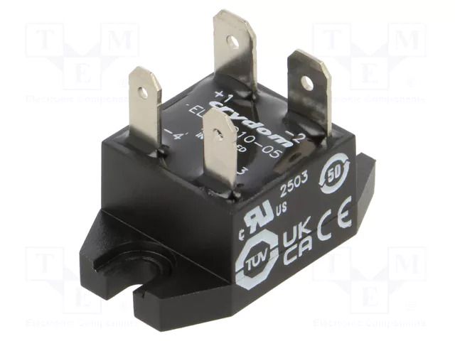 Relay: solid state; Ucntrl: 4÷8VDC; 10A; 3÷100VDC; on panel; EL DC SENSATA / CRYDOM EL100D10-05