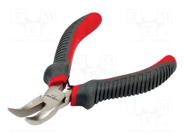 Pliers; curved,half-rounded nose; 125mm; MICRO PROLINE PRE-28796