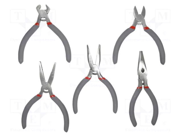 Kit: pliers; cutting,adjustable,half-rounded nose,universal PROLINE PRE-28745