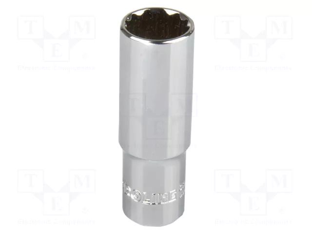 Socket; 12-angles,socket spanner; 13mm; 1/2"; long PROLINE PRE-18628