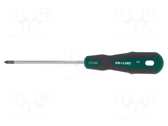 Screwdriver: standard; Pozidriv®; PZ1; SOFT-TOUCH; 100mm PROLINE PRE-10172