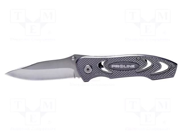 Knife; universal; 80mm; Material: stainless steel; folding PROLINE PRE-30040