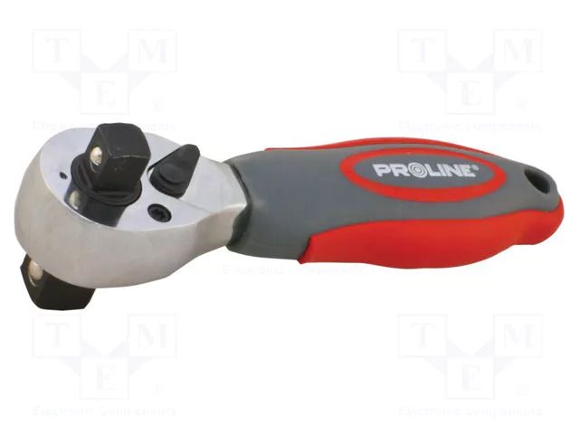 Rattle; 1/2",3/8"; double-sided,with switch; 135mm; Teeth: 72 PROLINE PRE-18579