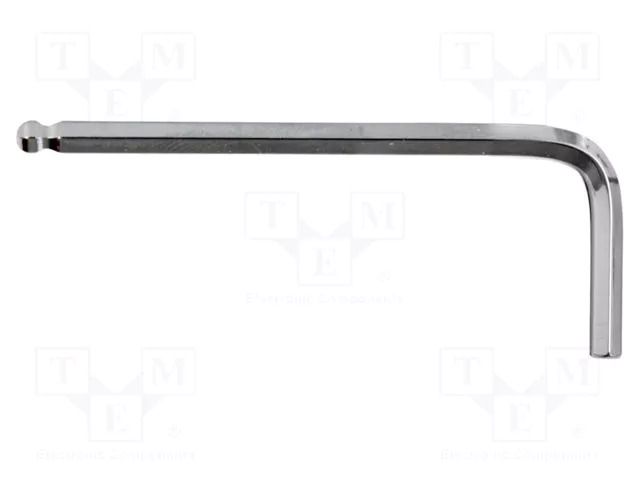Wrench; hex key,spherical; HEX 8mm; Overall len: 149mm PROLINE PRE-48572