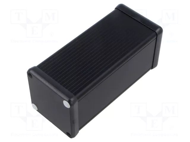 Enclosure: with panel; 1455; X: 54mm; Y: 120mm; Z: 54mm; aluminium HAMMOND HM-1455CS1201BK