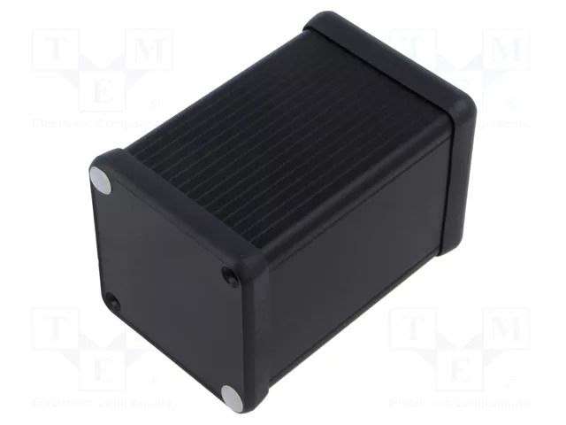 Enclosure: with panel; 1455; X: 54mm; Y: 80mm; Z: 54mm; aluminium HAMMOND HM-1455CS802BK