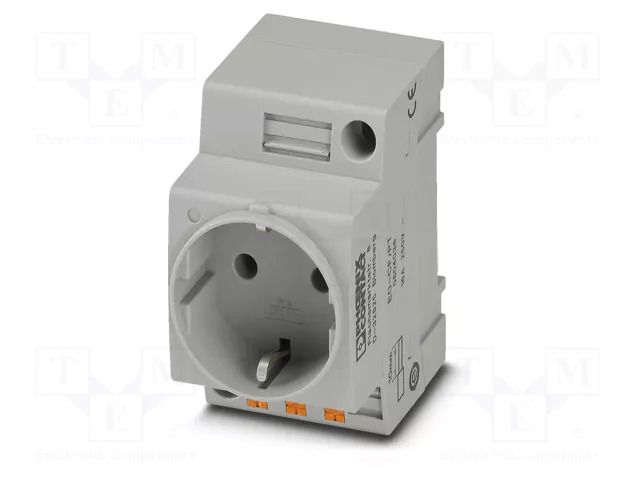 Connector: AC supply; socket; female; 16A; PIN: 3; push-in; 250VAC PHOENIX CONTACT EO-CF/PT