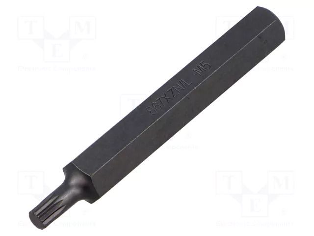 Screwdriver bit; spline (12-angles); XZN M5; Overall len: 75mm BETA BE867XZN/L5